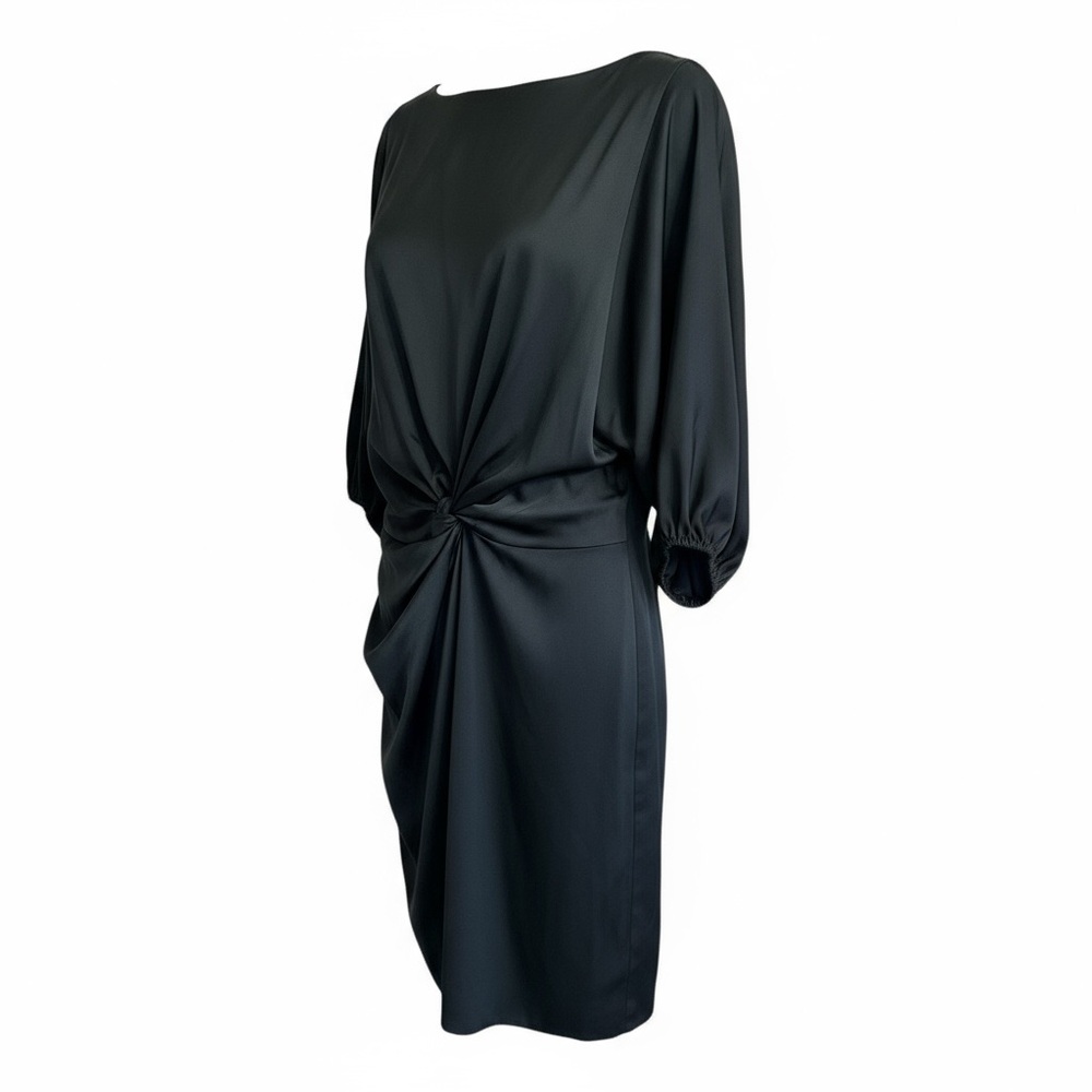 NWT Leon Max Black Silk Dress Size Large